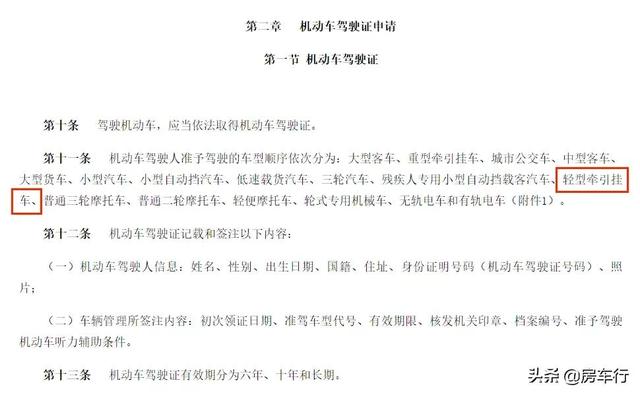 确定了！明年4月1日起，拖挂房车C6驾照将正式施行