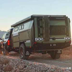 这个真帅！越野和实用性都有了，发明这款拖挂房车的简直是个天才